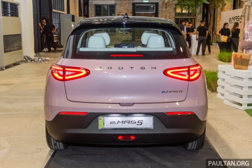 Geely EX2 in Thailand – Proton eMas 5, but with larger battery as standard, power seat, tonneau cover