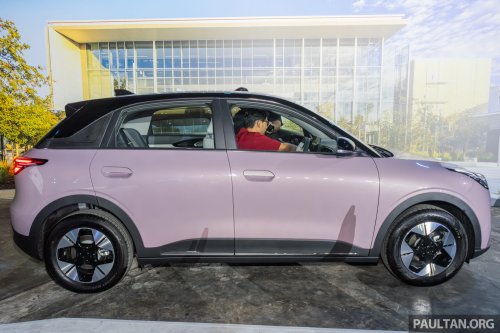 Geely EX2 in Thailand – Proton eMas 5, but with larger battery as standard, power seat, tonneau cover