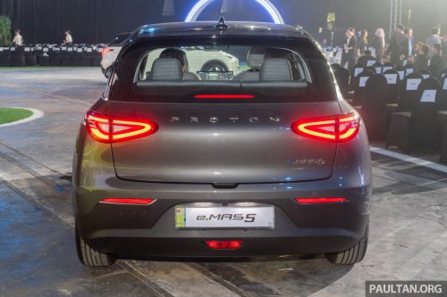 Geely EX2 in Thailand – Proton eMas 5, but with larger battery as standard, power seat, tonneau cover