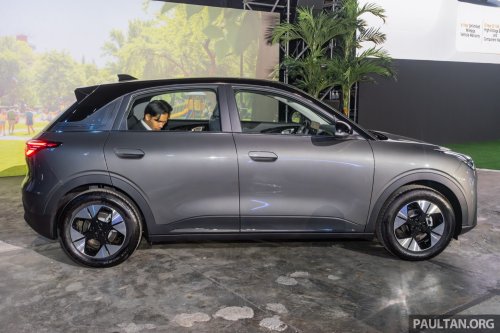 Geely EX2 in Thailand – Proton eMas 5, but with larger battery as standard, power seat, tonneau cover