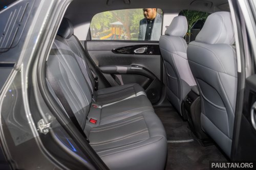 Geely EX2 in Thailand – Proton eMas 5, but with larger battery as standard, power seat, tonneau cover