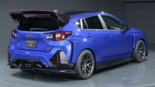 Subaru Performance-B and Performance-E STI concepts preview future petrol, electric WRX STIs