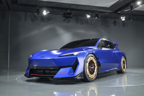 Subaru Performance-B and Performance-E STI concepts preview future petrol, electric WRX STIs
