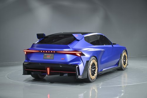 Subaru Performance-B and Performance-E STI concepts preview future petrol, electric WRX STIs