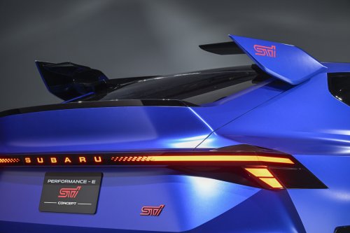 Subaru Performance-B and Performance-E STI concepts preview future petrol, electric WRX STIs