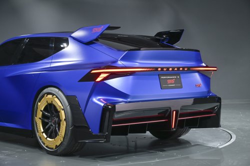 Subaru Performance-B and Performance-E STI concepts preview future petrol, electric WRX STIs