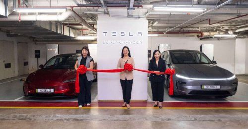 Tesla, Tesla V4 Superchargers now at Pavillion Damansara – four DC chargers; still not open to other EV brands