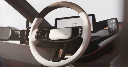 Toyota Corolla Concept – next-generation global sedan previewed with big glass, no central screen, EV option