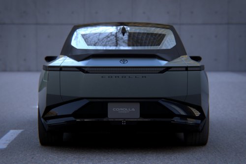 Toyota Corolla Concept – next-generation global sedan previewed with big glass, no central screen, EV option