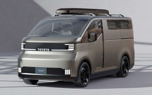 Toyota, Toyota Hiace, Toyota Hiace Concept previews next generation of commercial van with pillarless side, full-width display