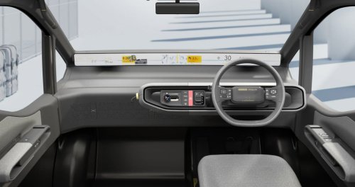 Toyota Hiace Concept previews next generation of commercial van with pillarless side, full-width display
