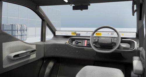 Toyota Hiace Concept previews next generation of commercial van with pillarless side, full-width display