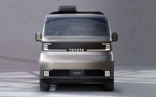 Toyota Hiace Concept previews next generation of commercial van with pillarless side, full-width display