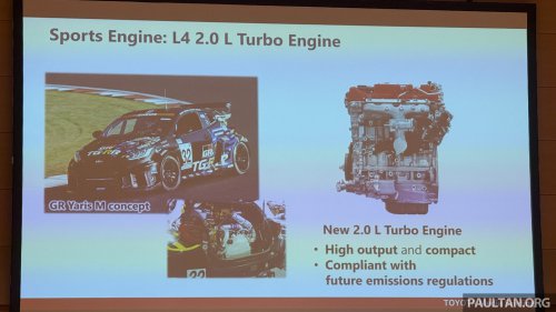 Enjin 1.5L dan 2.0L turbo generasi baru Toyota boleh diadaptasi untuk tujuan elektrifikasi hingga prestasi