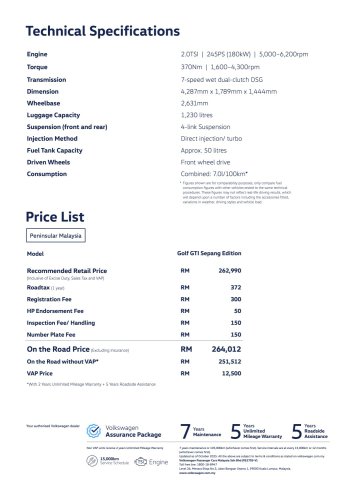 Volkswagen, Volkswagen Golf GTI, 2025 Volkswagen Golf GTI Sepang Edition launched in Malaysia – RM264k OTR with VAP 7-year maintenance