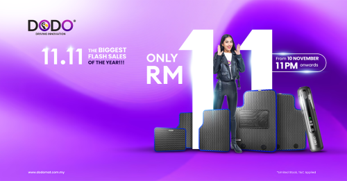 Don’t miss Dodo Mat’s 11.11 Flash Sale – get a Dodo Elite 1.0 from just RM11, plus 30% off site-wide!