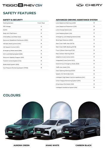 Chery Tiggo 8 PHEV launched in Malaysia: 1.5T hybrid, 1,200 km total range, 90 km EV range, RM159,800