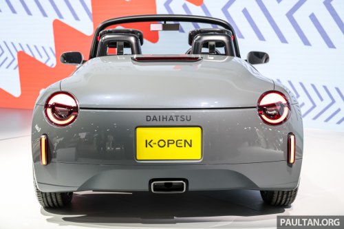 Daihatsu K-Open remains a kei car – drops larger size and 1.3L idea, but will be FR; Akio Toyoda to sign it off