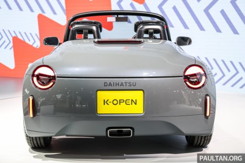 Daihatsu, Daihatsu K-Open remains a kei car – drops larger size and 1.3L idea, but will be FR; Akio Toyoda to sign it off