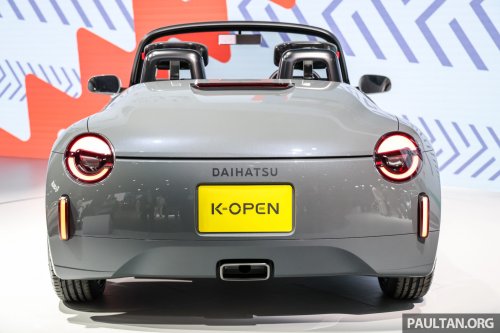 Daihatsu, Daihatsu K-Open remains a kei car – drops larger size and 1.3L idea, but will be FR; Akio Toyoda to sign it off