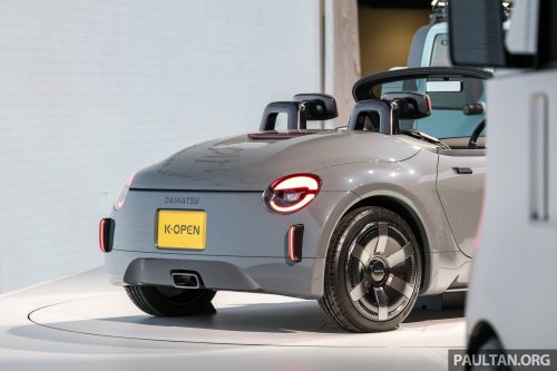 Daihatsu K-Open remains a kei car – drops larger size and 1.3L idea, but will be FR; Akio Toyoda to sign it off