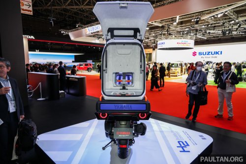 Yamaha unveils prototype alternate fuel vehicles and EVs at 2025 Japan Mobility Show in Tokyo