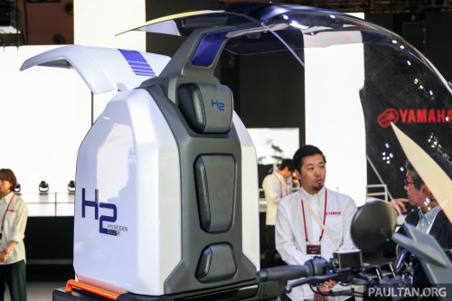 Yamaha unveils prototype alternate fuel vehicles and EVs at 2025 Japan Mobility Show in Tokyo