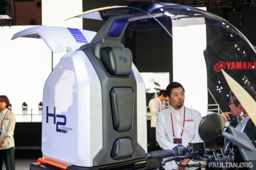 Yamaha unveils prototype alternate fuel vehicles and EVs at 2025 Japan Mobility Show in Tokyo