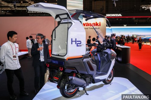Yamaha unveils prototype alternate fuel vehicles and EVs at 2025 Japan Mobility Show in Tokyo