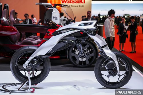 Yamaha unveils prototype alternate fuel vehicles and EVs at 2025 Japan Mobility Show in Tokyo