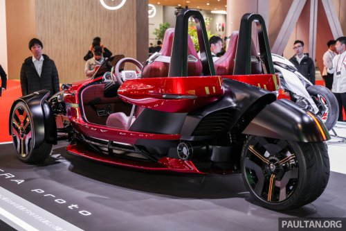 Yamaha unveils prototype alternate fuel vehicles and EVs at 2025 Japan Mobility Show in Tokyo