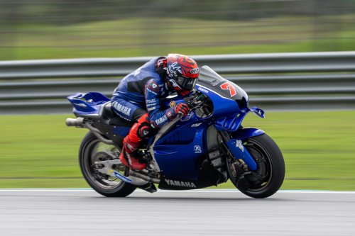 Yamaha YZR-M1 V-four MotoGP prototype in Malaysia