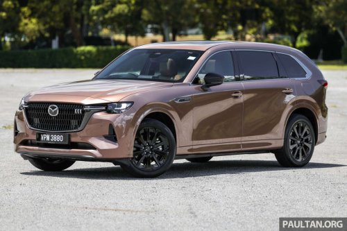 Mazda, PHEV, AWD, SUV, Mazda CX-80 2.5G PHEV AWD in Malaysia – three-row SUV, captain seats, 65 km NEDC EV range; RM297k