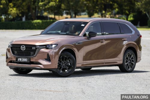 Mazda CX-80 2.5G PHEV AWD in Malaysia – three-row SUV, captain seats, 65 km NEDC EV range; RM297k