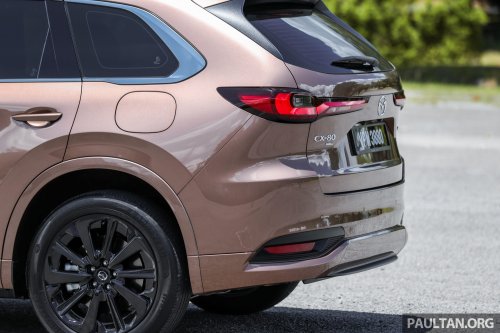 Mazda CX-80 2.5G PHEV AWD in Malaysia – three-row SUV, captain seats, 65 km NEDC EV range; RM297k
