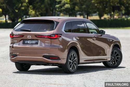 Mazda CX-80 2.5G PHEV AWD in Malaysia – three-row SUV, captain seats, 65 km NEDC EV range; RM297k