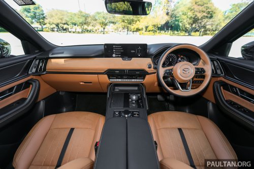 Mazda CX-80 2.5G PHEV AWD in Malaysia – three-row SUV, captain seats, 65 km NEDC EV range; RM297k