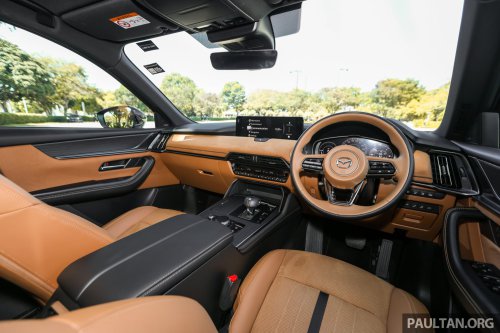 Mazda CX-80 2.5G PHEV AWD in Malaysia – three-row SUV, captain seats, 65 km NEDC EV range; RM297k