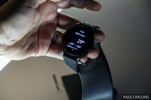 Perodua P-Go smartwatch – 1.43″ AMOLED; HR, sleep, blood pressure/O2 monitor; works as car key, RM950