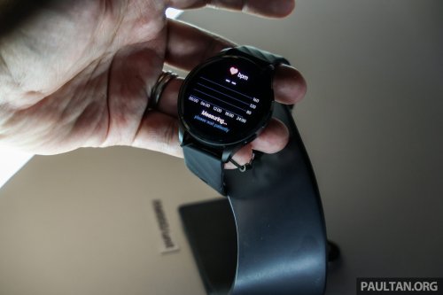 Perodua P-Go smartwatch – 1.43″ AMOLED; HR, sleep, blood pressure/O2 monitor; works as car key, RM950
