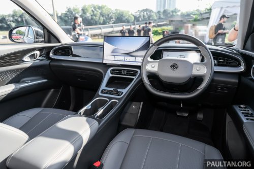 Proton eMas 5 Flint Grey interior – standard colour for Malaysia’s cheapest EV, RM60,000 to RM80,000 est