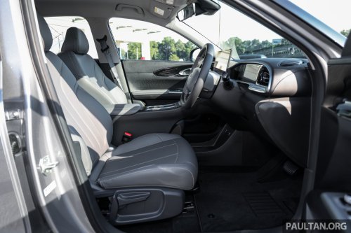 Proton eMas 5 Flint Grey interior – standard colour for Malaysia’s cheapest EV, RM60,000 to RM80,000 est