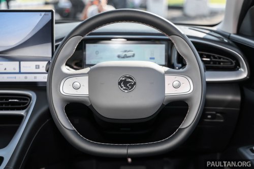 Proton eMas 5 Flint Grey interior – standard colour for Malaysia’s cheapest EV, RM60,000 to RM80,000 est