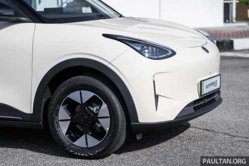 Proton eMas 5 Prime first images – 79 PS, 225 km WLTP range, halogens, steel wheels, no ADAS, RM57k