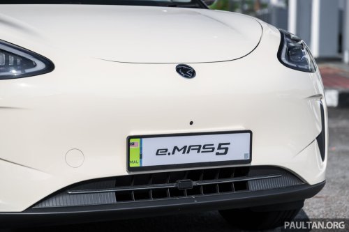 Proton eMas 5 Prime first images – 79 PS, 225 km WLTP range, halogens, steel wheels, no ADAS, RM57k