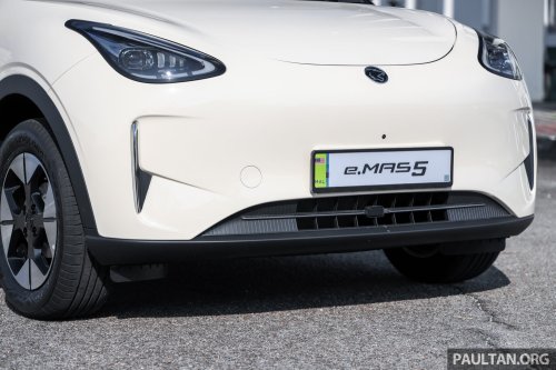 Proton eMas 5 fully revealed – first photos of body colour, RM60k to RM80k est, price reveal Oct 30