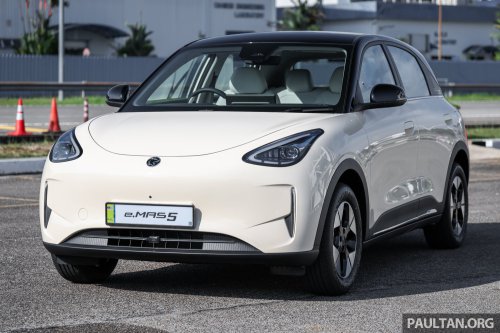 Proton eMas 5 Prime first images – 79 PS, 225 km WLTP range, halogens, steel wheels, no ADAS, RM57k