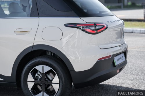 Proton eMas 5 fully revealed – first photos of body colour, RM60k to RM80k est, price reveal Oct 30