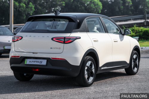 Proton, Proton eMas 5 – 216 units delivered, 14.6k bookings; eMas 7 sales at 9,336 units in 2025, incl 659 exports