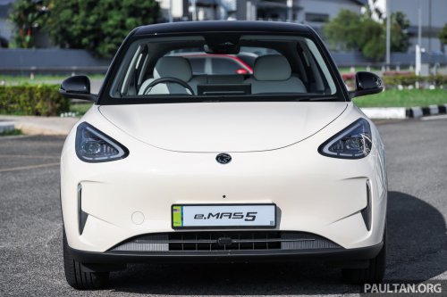 Proton eMas 5 Prime first images – 79 PS, 225 km WLTP range, halogens, steel wheels, no ADAS, RM57k